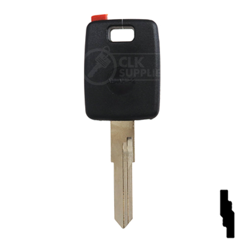Uncut Transponder Key Shell | Audi | TP00AU-AH-P2 Automotive Key JMA USA