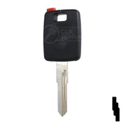 Uncut Transponder Key Shell | Audi | TP00AU-AH-P2 Automotive Key JMA USA