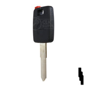 Uncut Transponder Key Shell | Audi | TP00AU-AH-P2 Automotive Key JMA USA