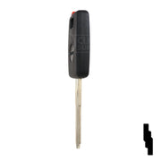 Uncut Transponder Key Shell | Audi | TP00AU-AH-P2 Automotive Key JMA USA
