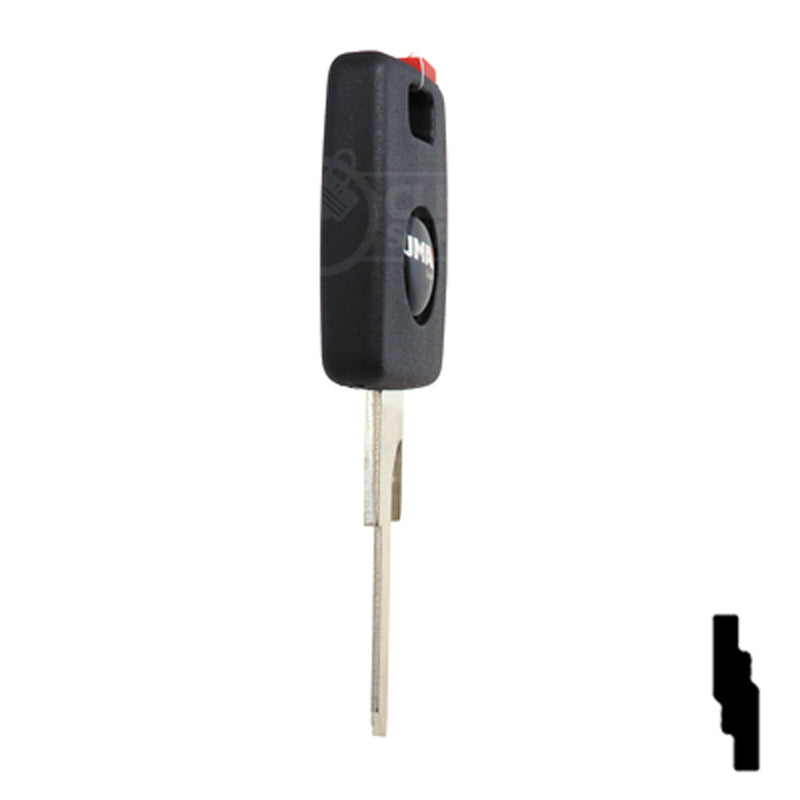 Uncut Transponder Key Shell | Audi | TP00AU-AH-P2 Automotive Key JMA USA