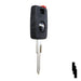 Uncut Transponder Key Shell | Audi | TP00AU-AH-P2 Automotive Key JMA USA