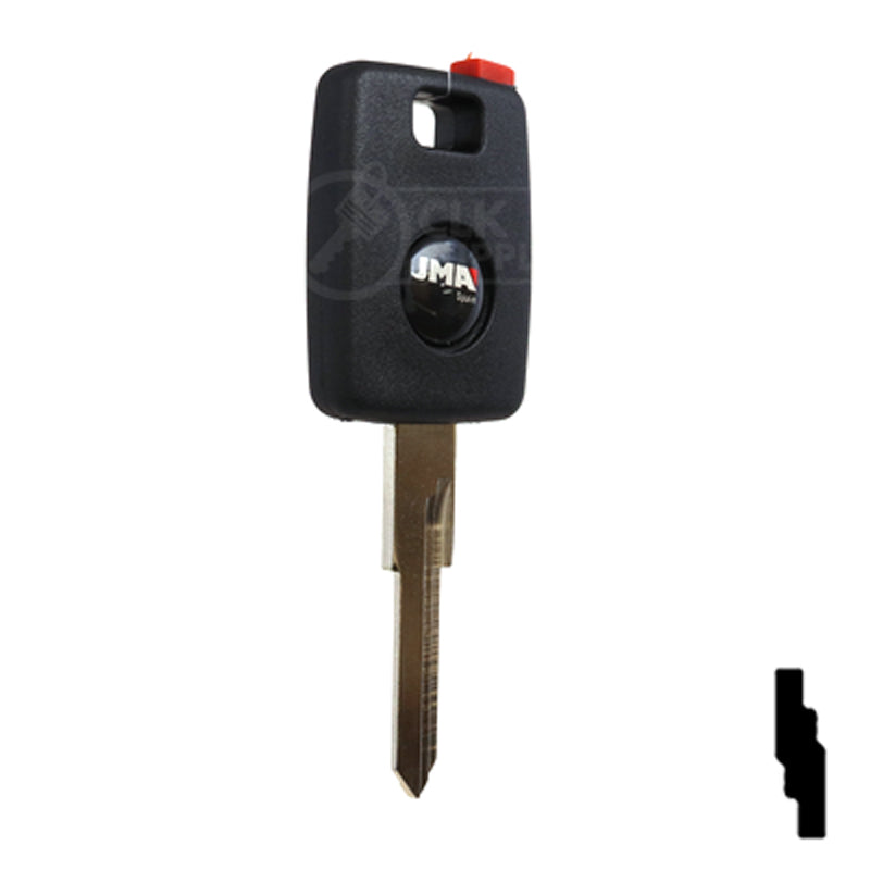Uncut Transponder Key Shell | Audi | TP00AU-AH-P2 Automotive Key JMA USA