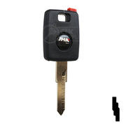 Uncut Transponder Key Shell | Audi | TP00AU-AH-P2 Automotive Key JMA USA