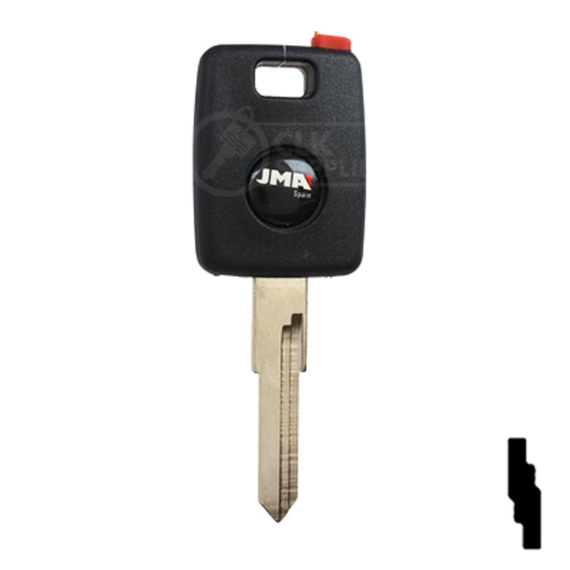 Uncut Transponder Key Shell | Audi | TP00AU-AH-P2 Automotive Key JMA USA