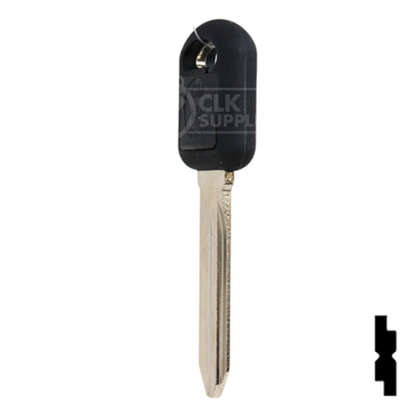 Uncut Transponder Key Shell | Chevrolet | B103 Automotive Key JMA USA