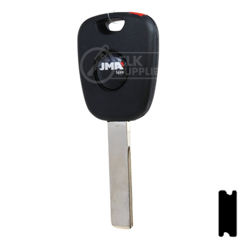 Uncut Transponder Key Shell | Citroen, Peugeot | TP00HU-HCA-P Automotive Key JMA USA