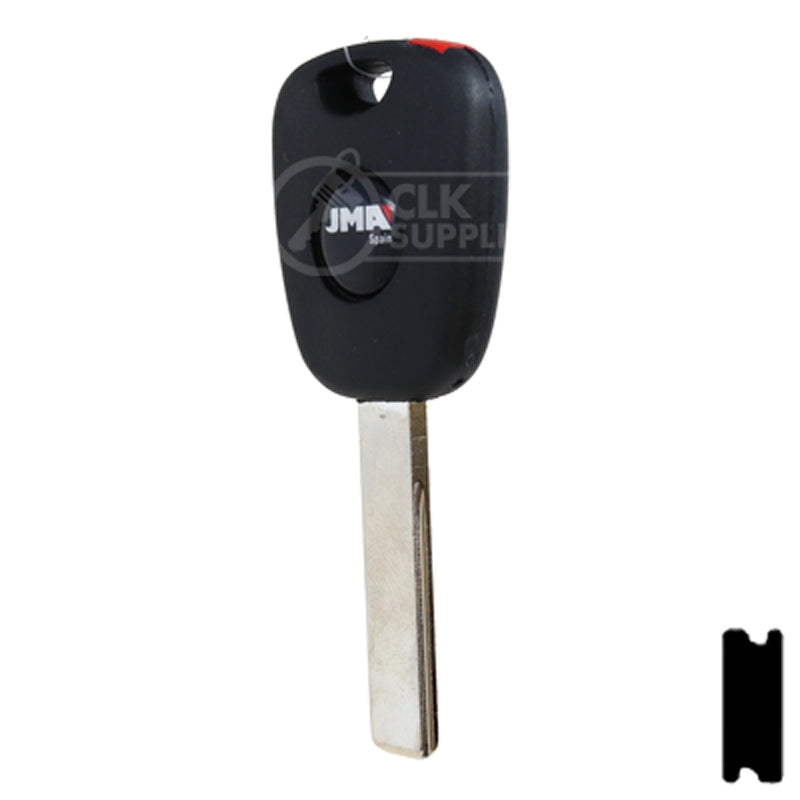 Uncut Transponder Key Shell | Citroen, Peugeot | TP00HU-HCA-P Automotive Key JMA USA