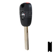 Uncut Transponder Key Shell | Citroen, Peugeot | TP00HU-HCA-P Automotive Key JMA USA
