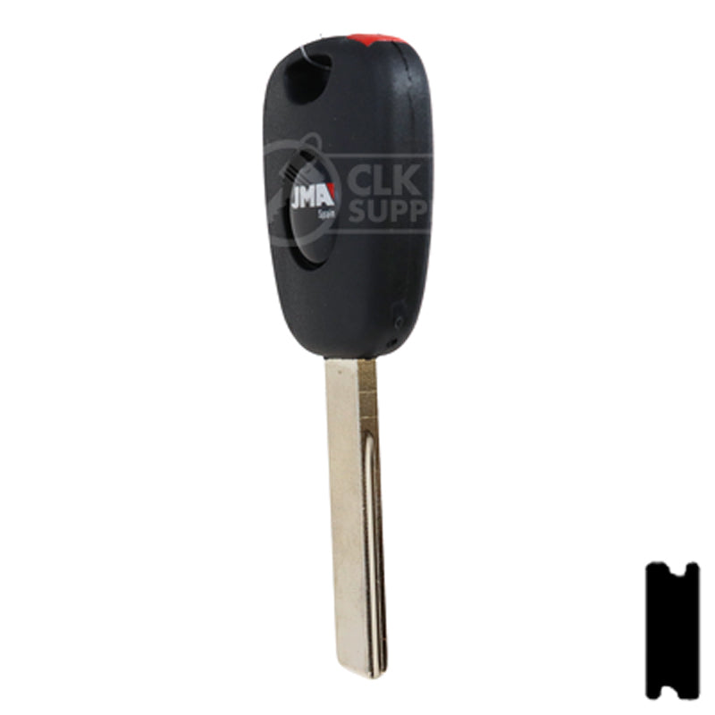 Uncut Transponder Key Shell | Citroen, Peugeot | TP00HU-HCA-P Automotive Key JMA USA