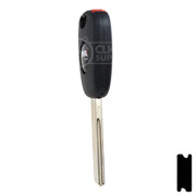 Uncut Transponder Key Shell | Citroen, Peugeot | TP00HU-HCA-P Automotive Key JMA USA
