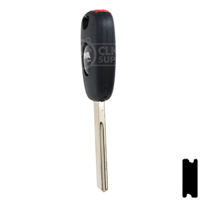 Uncut Transponder Key Shell | Citroen, Peugeot | TP00HU-HCA-P Automotive Key JMA USA