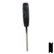 Uncut Transponder Key Shell | Citroen, Peugeot | TP00HU-HCA-P Automotive Key JMA USA