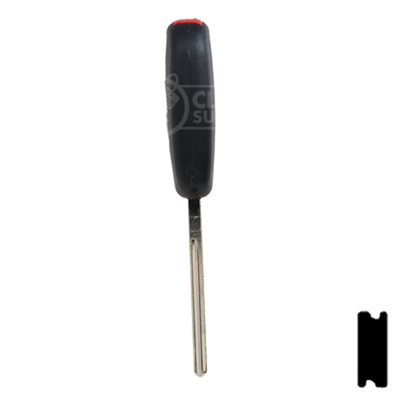 Uncut Transponder Key Shell | Citroen, Peugeot | TP00HU-HCA-P Automotive Key JMA USA