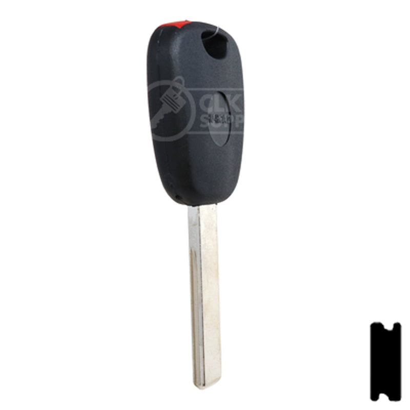 Uncut Transponder Key Shell | Citroen, Peugeot | TP00HU-HCA-P Automotive Key JMA USA