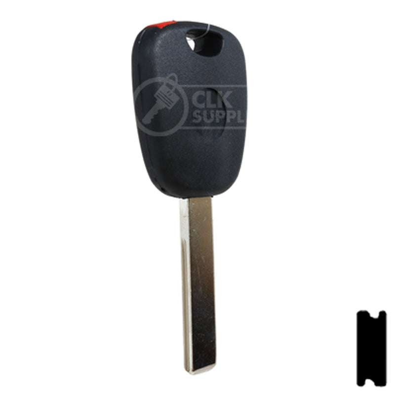 Uncut Transponder Key Shell | Citroen, Peugeot | TP00HU-HCA-P Automotive Key JMA USA