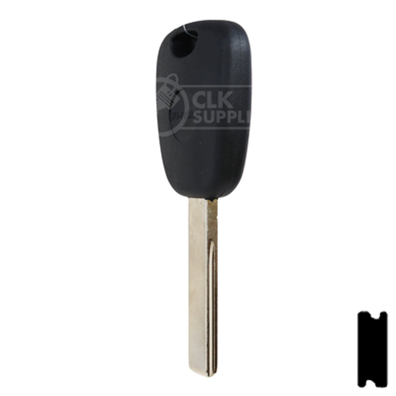 Uncut Transponder Key Shell | Citroen, Peugeot | TP00HU-HCA-P Automotive Key JMA USA
