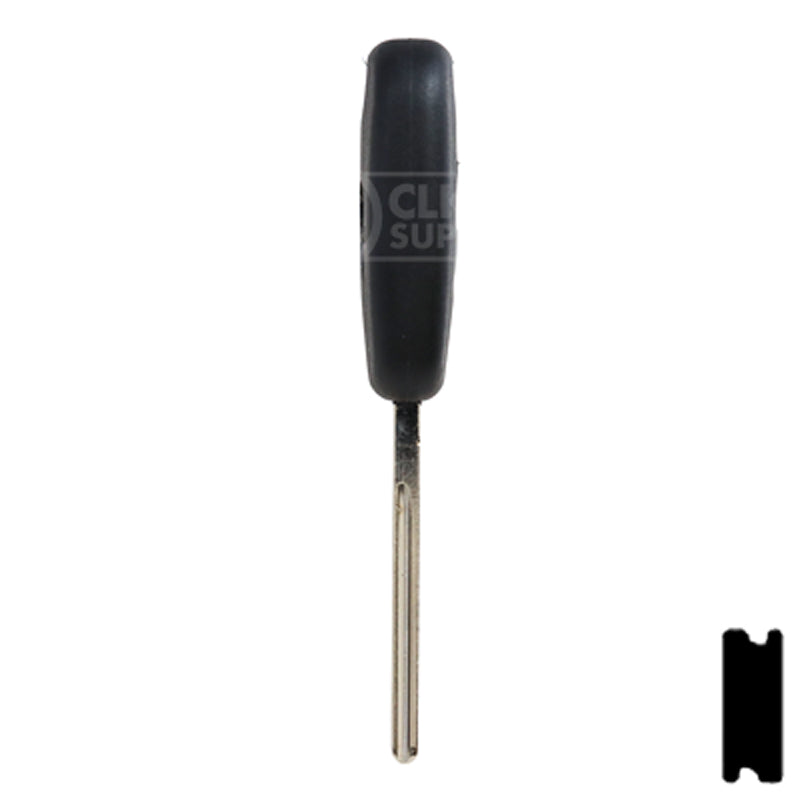 Uncut Transponder Key Shell | Citroen, Peugeot | TP00HU-HCA-P Automotive Key JMA USA