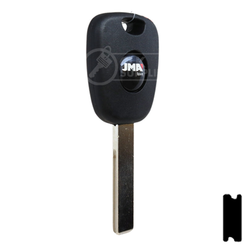 Uncut Transponder Key Shell | Citroen, Peugeot | TP00HU-HCA-P Automotive Key JMA USA