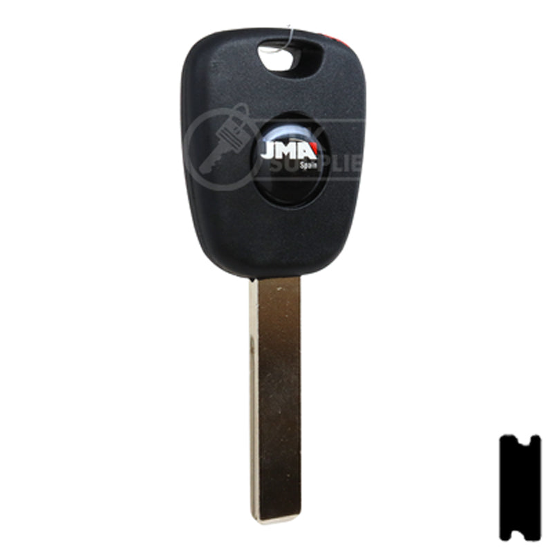 Uncut Transponder Key Shell | Citroen, Peugeot | TP00HU-HCA-P Automotive Key JMA USA