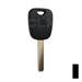 Uncut Transponder Key Shell | Citroen | TP00CIT-1-P Automotive Key JMA USA