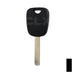 Uncut Transponder Key Shell | Citroen | TP00CIT-1-P Automotive Key JMA USA