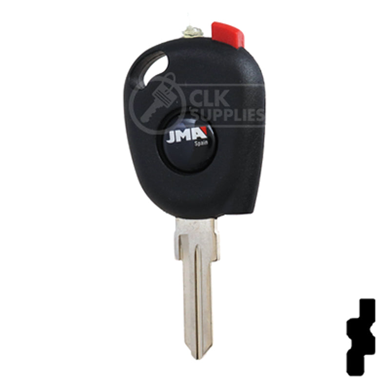 Uncut Transponder Key Shell | Dacia | TP00DAC-3D-P4 Automotive Key JMA USA