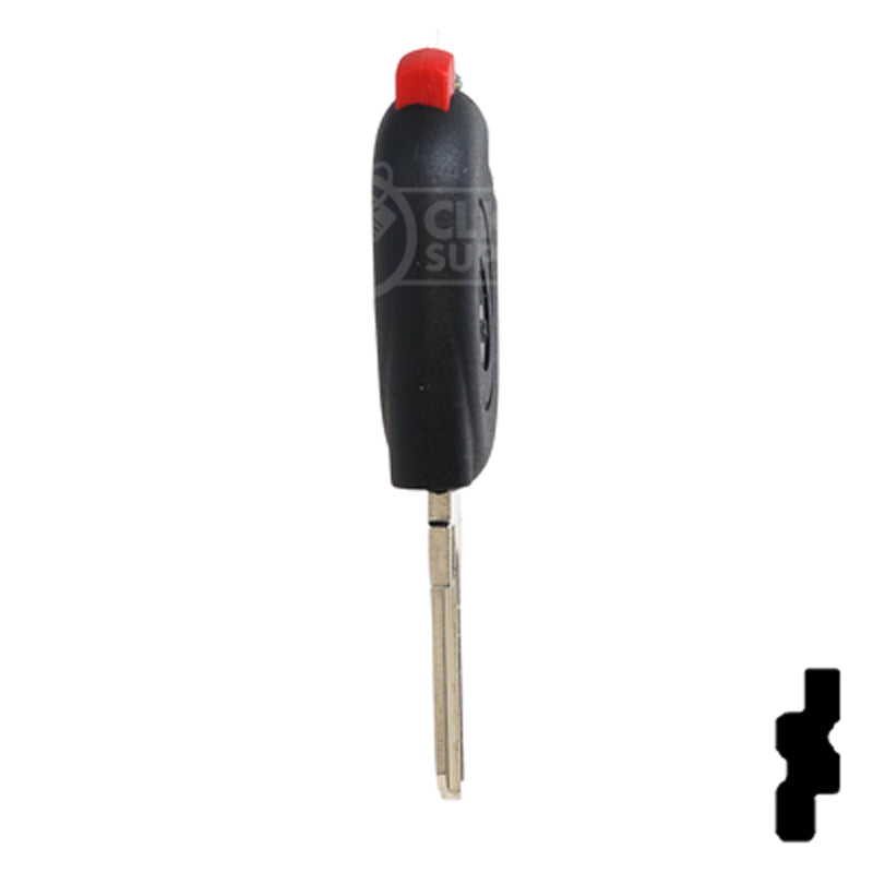 Uncut Transponder Key Shell | Dacia | TP00DAC-3D-P4 Automotive Key JMA USA