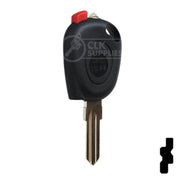Uncut Transponder Key Shell | Dacia | TP00DAC-3D-P4 Automotive Key JMA USA