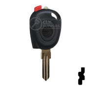 Uncut Transponder Key Shell | Dacia | TP00DAC-3D-P4 Automotive Key JMA USA