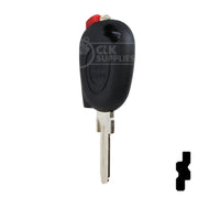 Uncut Transponder Key Shell | Dacia | TP00DAC-3D-P4 Automotive Key JMA USA