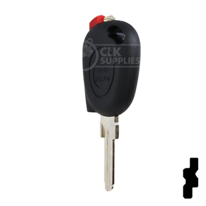 Uncut Transponder Key Shell | Dacia | TP00DAC-3D-P4 Automotive Key JMA USA