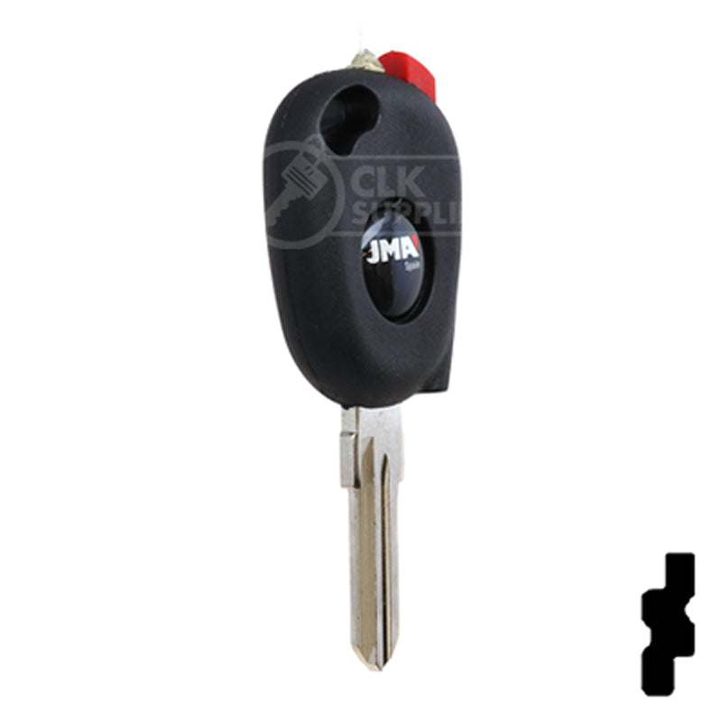 Uncut Transponder Key Shell | Dacia | TP00DAC-3D-P4 Automotive Key JMA USA