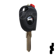 Uncut Transponder Key Shell | Dacia | TP00DAC-3D-P4 Automotive Key JMA USA