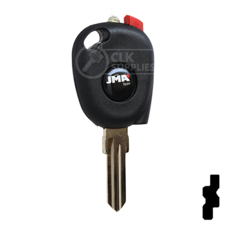 Uncut Transponder Key Shell | Dacia | TP00DAC-3D-P4 Automotive Key JMA USA
