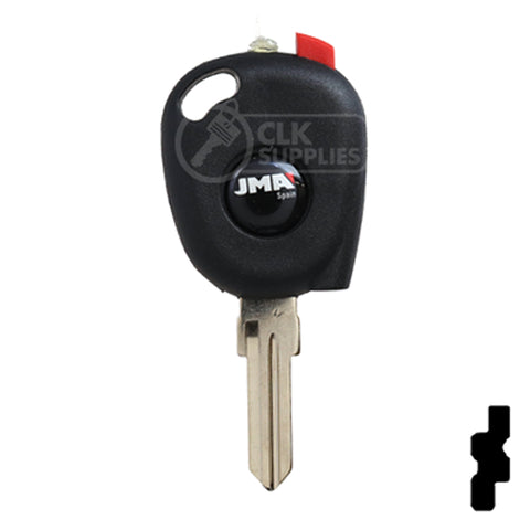 Uncut Transponder Key Shell | Dacia | TP00DAC-3D-P4 Automotive Key JMA USA