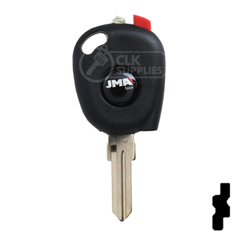 Uncut Transponder Key Shell | Dacia | TP00DAC-3D-P4 Automotive Key JMA USA