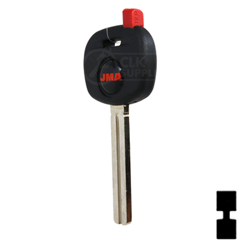 Uncut Transponder Key Shell | Mazda | TP00MAZ-12-P1 Automotive Key JMA USA