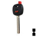 Uncut Transponder Key Shell | Mazda | TP00MAZ-12-P1 Automotive Key JMA USA