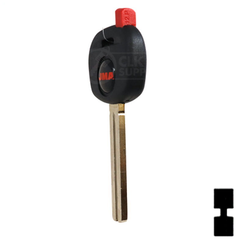 Uncut Transponder Key Shell | Mazda | TP00MAZ-12-P1 Automotive Key JMA USA