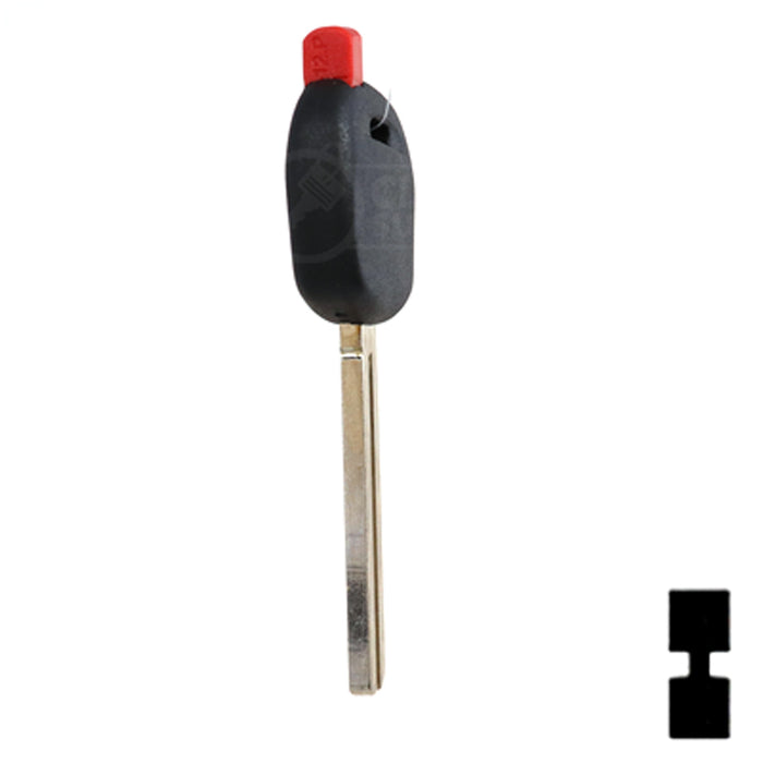 Uncut Transponder Key Shell | Mazda | TP00MAZ-12-P1 Automotive Key JMA USA