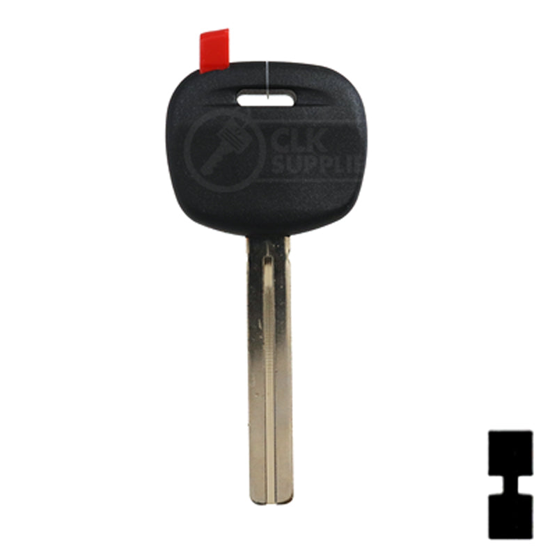 Uncut Transponder Key Shell | Mazda | TP00MAZ-12-P1 Automotive Key JMA USA