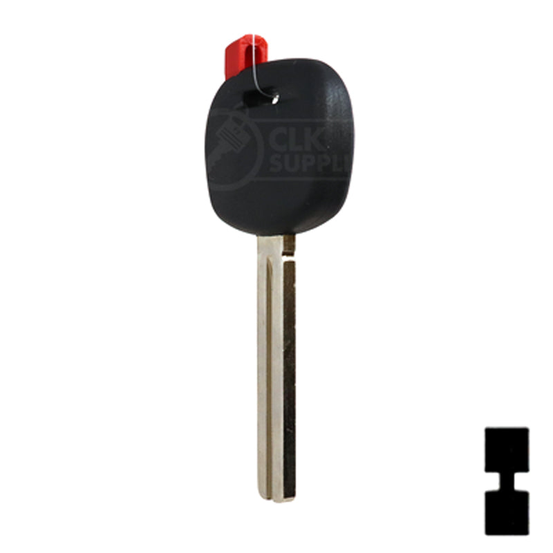 Uncut Transponder Key Shell | Mazda | TP00MAZ-12-P1 Automotive Key JMA USA