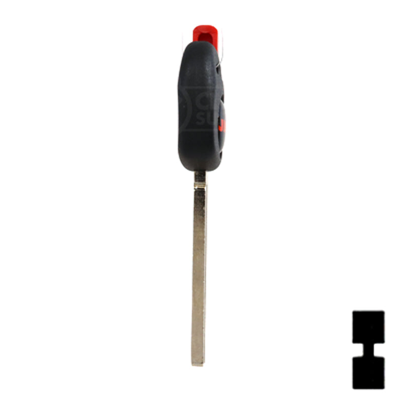 Uncut Transponder Key Shell | Mazda | TP00MAZ-12-P1 Automotive Key JMA USA