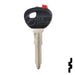 Uncut Transponder Key Shell | Mazda | TP00MAZ-9D-P Automotive Key JMA USA