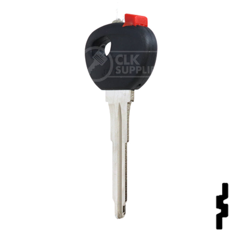 Uncut Transponder Key Shell | Mazda | TP00MAZ-9D-P Automotive Key JMA USA