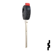 Uncut Transponder Key Shell | Mazda | TP00MAZ-9D-P Automotive Key JMA USA
