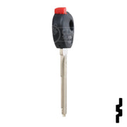 Uncut Transponder Key Shell | Mazda | TP00MAZ-9D-P Automotive Key JMA USA
