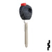 Uncut Transponder Key Shell | Mazda | TP00MAZ-9D-P Automotive Key JMA USA