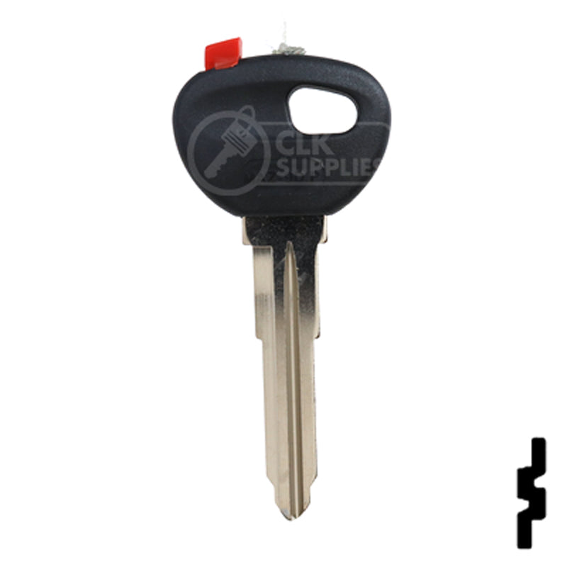 Uncut Transponder Key Shell | Mazda | TP00MAZ-9D-P Automotive Key JMA USA